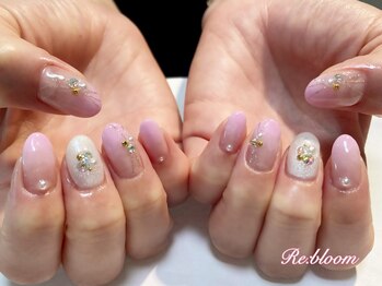 リーブルームの写真/《初回オフ無料》特別な日の華やかネイル♪季節やイベントに合わせて周りと差がつくワンランク上の指先を♪