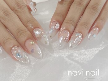 ナビネイル(navi nail)の写真/【画像持ち込みOK!120分アートし放題】SNSで話題のキラキラ韓国/ワンホンネイルはnavi nailにお任せ☆