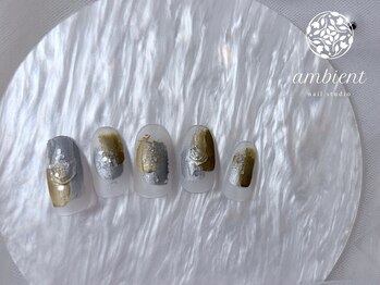 ネイルスタジオ アンビエント 表町店(Nail Studio ambient)/マンスリーデザイン【4月】