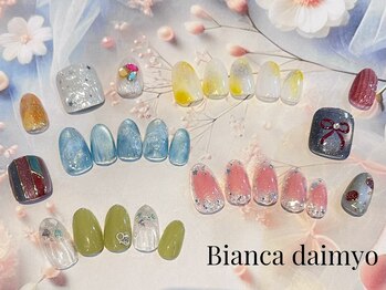 ビアンカ 天神大名店(Bianca)の写真/《シンプル～トレンドデザイン、豊富にご用意♪》初回オフ無料/カラーチェンジ◎ネイルをお得に楽しめる☆
