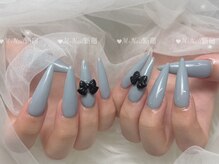 エムプラスネイル 新宿(M+Nail)/長さ出し★ワンカラー