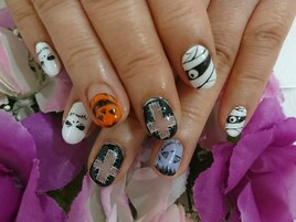 ハロウィンネイル♪