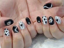 ラルネイル 大宮(Lull. nail)/＃韓国風デザイン＃モノトーン