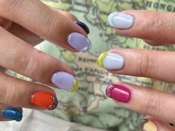 ニコルネイル(nicole nail)/paragel/colorful