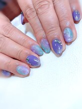 ハーティーネイル hearty nail 溝の口店/梅雨ネイル