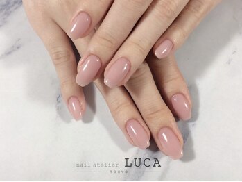 ネイルアトリエルカ(nail atelier LUCA)/S-91 大人上品美爪ピンクネイル