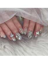 リンドネイル バイ モカ アンド ララ(Lind nail by moca and LaLa)/ガラスフレンチ