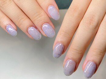 ラヴィネイル(La Vie Nail)/大人可愛い/シンプル/パープル