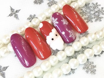 【冬】クリスマスネイル