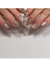 シアン(cyaan)/ミラーフレンチ