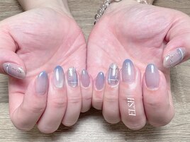 チェックネイル