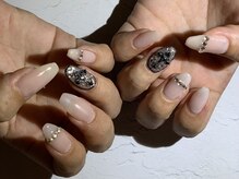 持ち込みパーツ使用デザインです◎お好きな形に仕上げます◎