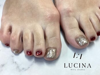 H-664キラキラフットネイル