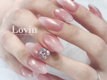 ラヴィン なんばスカイオ店(Lovin)/【パラジェル】透明感ネイル
