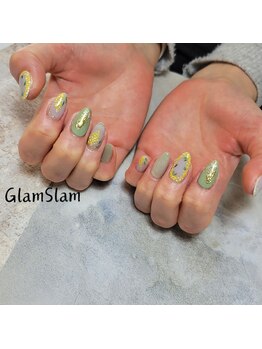 グラムスラム 福島店(GLAMSLAM)/ミモザネイル♪