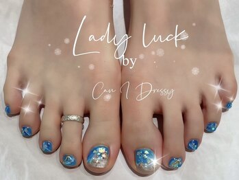 レディラック バイ キャンアイドレッシー(Lady Luck by Can I Dressy)/サマーフットネイル
