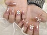 【HAND】オフ込み＊長さ出し10本+ワンカラー　¥8800