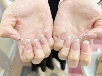 リラネイルサロン/ガラスフレンチ