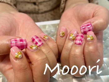 ネイルサロンモーリー(Mooori)/チェックネイル