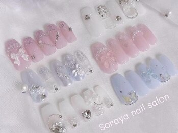 ソラヤ(Soraya)の写真/【秋葉原駅徒歩3分★】韓国風&ワンホンネイルが得意なサロン＊カラー変更OK★定額デザイン随時更新中！