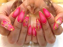 エスフィーネイルサロン ブリーユ(Esfy nailsalon Brille)/ビビットカラーネイル