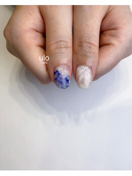 ウロネイルズ(ulo nails)/ロイヤルブルーで推しネイル