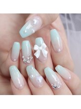 ネイル ビジュー(NAIL BIJOU)/リボンネイル