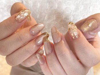 シャルム(CHARME)の写真/パラジェル/フィルイン対応◎シンプルだから技術に差がでる"垢抜け"で洗練された上品なネイルに好感度UP◎