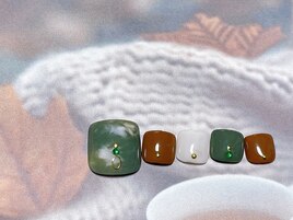 10月定額フットネイルアート