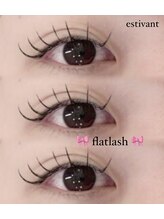 エスティバン 心斎橋(ESTIVANT)/フラットラッシュ100本デザイン