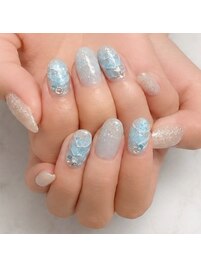 うるうるネイル★水滴ネイル