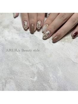 アルラビューティスタイル(ARURA Beauty Style)/ツイードネイル