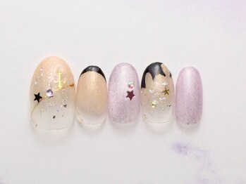 池袋ネイルサロン イイネイル(Ee-Nail)/大人ハロウィンネイル全員￥8500