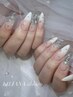 一級ネイリスト高橋担当☆スカルプ持ち込みデザインパーツ有コース♪