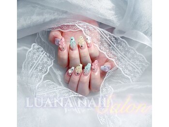 ルアナの写真/可愛いネイルで指先を彩る!パーツ種類豊富で持ち込みOK、長さだしも得意なサロン♪