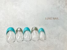 ルークネイル 恵比寿店(LUKE NAIL)/サマーシェルフレンチ　春夏