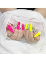 アン ジョーヌドラゴ/【ロングネイル】ネオンネイル