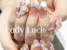 レディラック バイ キャンアイドレッシー(Lady Luck by Can I Dressy)/チーク×マグネットネイル