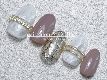 ニコリー 岡本店(NICORY)の写真/【大人可愛い】豊富な種類の中から自分好みのデザインを選べる☆色の変更も可能◎初めての方も通いやすい！