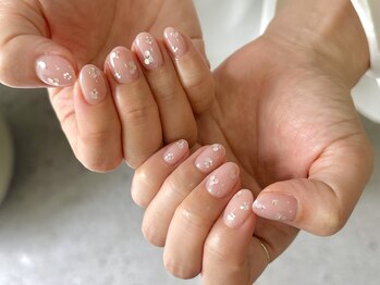 サンジュウヨン(34)/花ネイル パラジェル