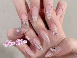 ラメグラ/春/ピック/ハート/桜