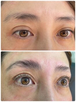 ナチュレ 久米川店(NATURE)/パリジェンヌ+ハリウッドブロウ