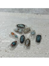 エマ(emma.)/ターコイズネイル１本￥1500～