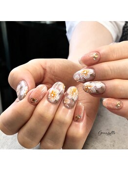 グランチュール(Grantulle)/ハイビスカスネイル