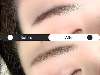 サインポスト 池袋東口店(sign post)/やわらか平行眉:ナチュラル美人