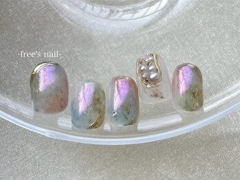 フリーズネイル 三宮店(FREE'S nail)/2月ニュアンスアート