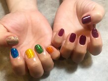 イデアル(ideal)/ジェルデザインフリー5本アート