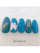 ノアブルーバードネイルズ(Noah' bluebird .nails)/Noah'オリジナル初夏ネイル＊b＊