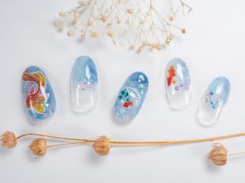 ボボカ(BOVOKA)/金魚ネイル