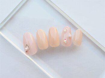 ジェルネイル/春カラー/フラワー